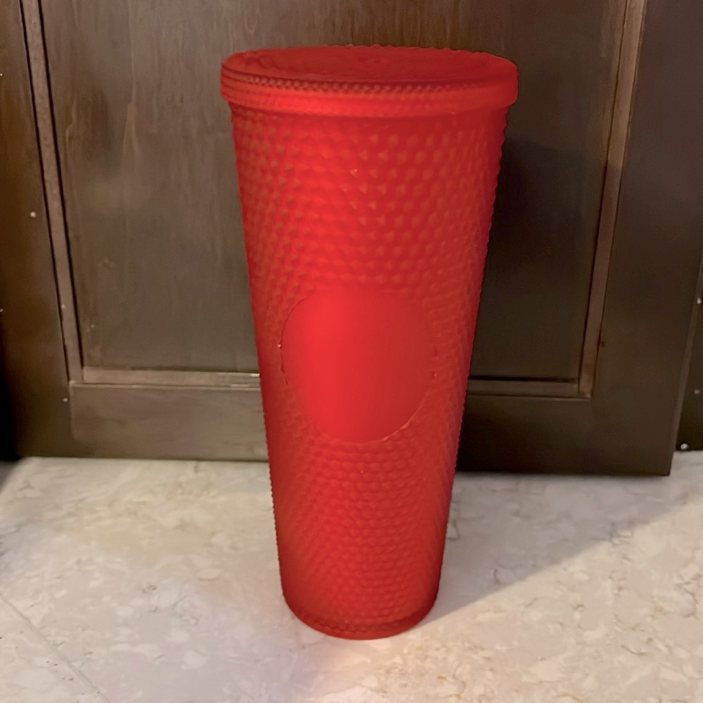 Starbucks Matte Red Studded 24oz. Limited Edition - NWOB